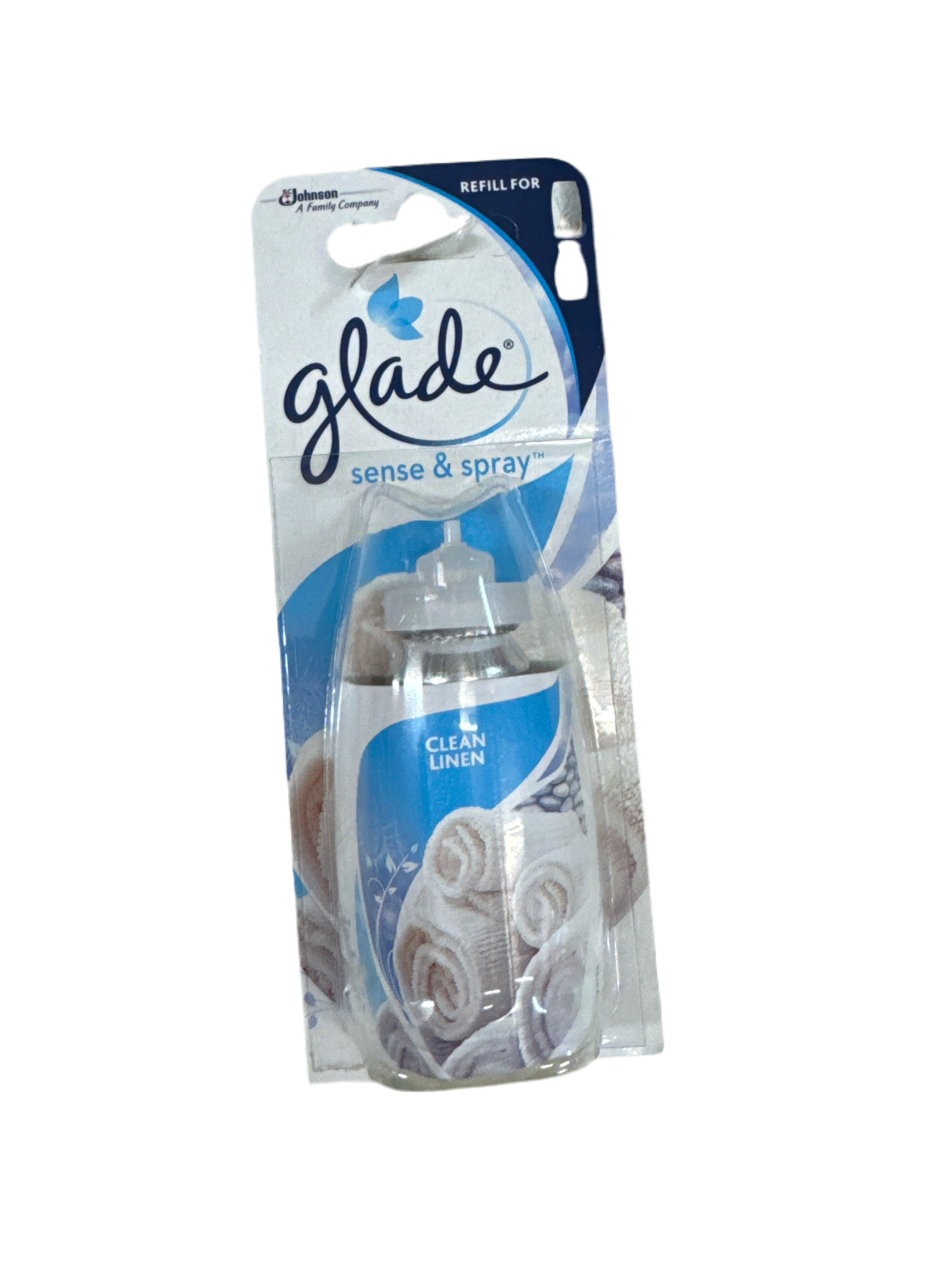 Glade Sense and Spray Clean Linen Air Freshener Refill 18ml Glade Sense and Spray Clean Linen Air Freshener Refill 18ml